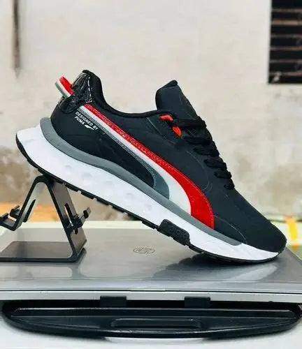 Puma Easy Rider Jh Gris Rojo